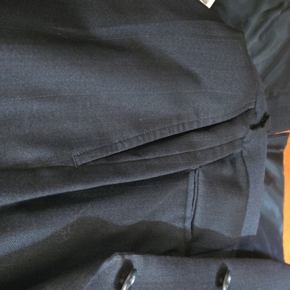 Hart Schaffner Marx 100% Pure Worsted Wool Dark Grey Suit Jacket/Pants - Picture 11 of 11